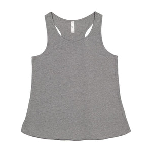 3521 LAT Women's Relaxed Premium Jersey Racerback Tank Granite Heather