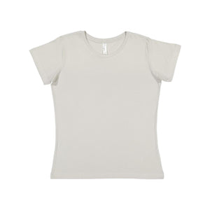 3516 LAT Women's Fine Jersey Tee Silver