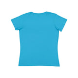 3516 LAT Women's Fine Jersey Tee Turquoise