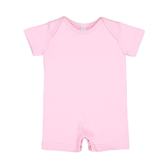 4486 Rabbit Skins Infant Premium Jersey T-Romper Pink