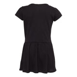 5320 Rabbit Skins Infant Baby Rib Dress Black