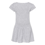 5320 Rabbit Skins Infant Baby Rib Dress Heather