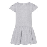 5320 Rabbit Skins Infant Baby Rib Dress Heather