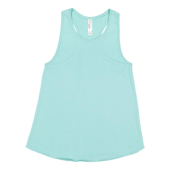 2621 LAT Girls' Swing Premium Jersey Racerback Tank Chill