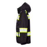 B300-303 Kishigo EV Series® Enhanced Visibility Premium Jacket Black/ Lime