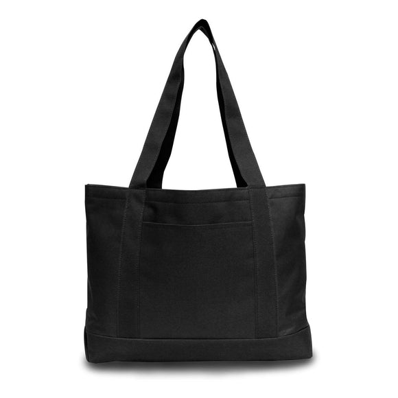 7002 Liberty Bags P&O Cruiser Tote Black/ Black