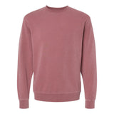 PRM3500 Independent Trading Co. Midweight Pigment-Dyed Crewneck Sweatshirt Pigment Maroon