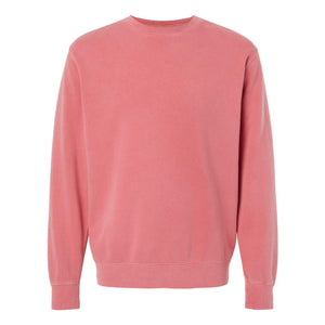 PRM3500 Independent Trading Co. Midweight Pigment-Dyed Crewneck Sweatshirt Pigment Pink