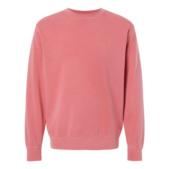 PRM3500 Independent Trading Co. Midweight Pigment-Dyed Crewneck Sweatshirt Pigment Pink