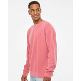 PRM3500 Independent Trading Co. Midweight Pigment-Dyed Crewneck Sweatshirt Pigment Pink