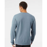 PRM3500 Independent Trading Co. Midweight Pigment-Dyed Crewneck Sweatshirt Pigment Slate Blue