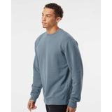 PRM3500 Independent Trading Co. Midweight Pigment-Dyed Crewneck Sweatshirt Pigment Slate Blue