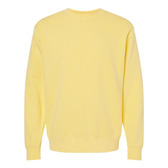 PRM3500 Independent Trading Co. Midweight Pigment-Dyed Crewneck Sweatshirt Pigment Yellow