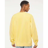 PRM3500 Independent Trading Co. Midweight Pigment-Dyed Crewneck Sweatshirt Pigment Yellow