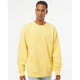 PRM3500 Independent Trading Co. Midweight Pigment-Dyed Crewneck Sweatshirt Pigment Yellow