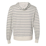 PRM90HT Independent Trading Co. Midweight French Terry Hooded Sweatshirt Oatmeal Heather/ Salt & Pepper Stripe