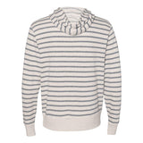 PRM90HTZ Independent Trading Co. Heathered French Terry Full-Zip Hooded Sweatshirt Oatmeal Heather/ Salt & Pepper Stripe