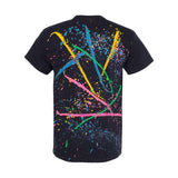 200SL Dyenomite Splatter Tee Black/ Rainbow