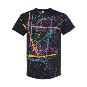 200SL Dyenomite Splatter Tee Black/ Rainbow