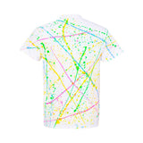 200SL Dyenomite Splatter Tee White/ Rainbow