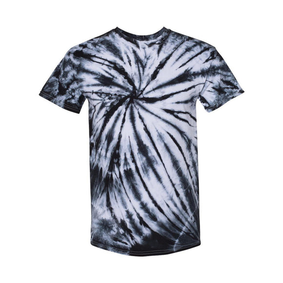 200CC Dyenomite Contrast Cyclone Tie-Dyed T-Shirt Black