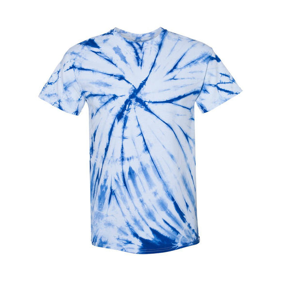 200CC Dyenomite Contrast Cyclone Tie-Dyed T-Shirt Royal