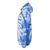 680VR Dyenomite Blended Hooded Tie-Dyed Sweatshirt Royal