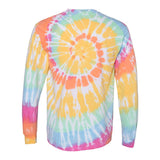 240MS Dyenomite Multi-Color Spiral Tie-Dyed Long Sleeve T-Shirt Aerial Spiral