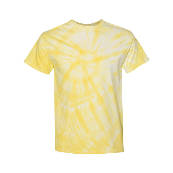 200CY Dyenomite Cyclone Pinwheel Tie-Dyed T-Shirt Pale Yellow