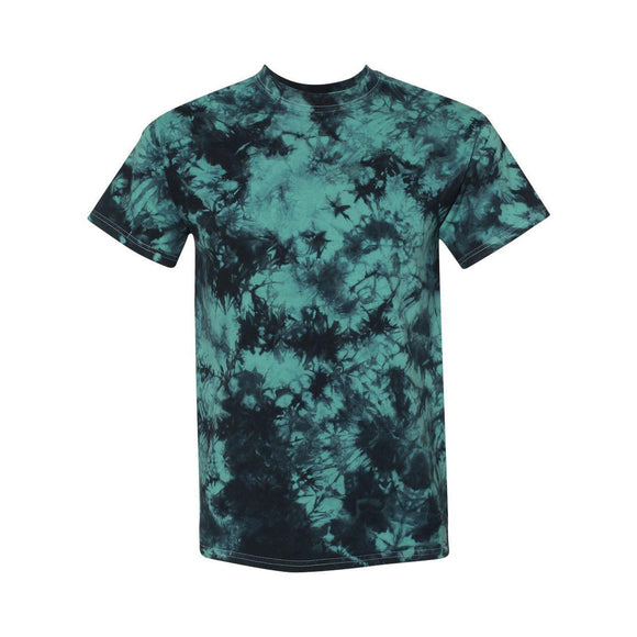 200CR Dyenomite Crystal Tie-Dyed T-Shirt Black/ Teal