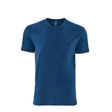 3605 Next Level Unisex Cotton Pocket T-Shirt Cool Blue