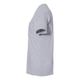 3605 Next Level Unisex Cotton Pocket T-Shirt Heather Grey