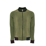 9700 Next Level Unisex Malibu Bomber Jacket Heather Military Green