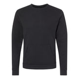 9001 Next Level Unisex Santa Cruz Pocket Crewneck Sweatshirt Black