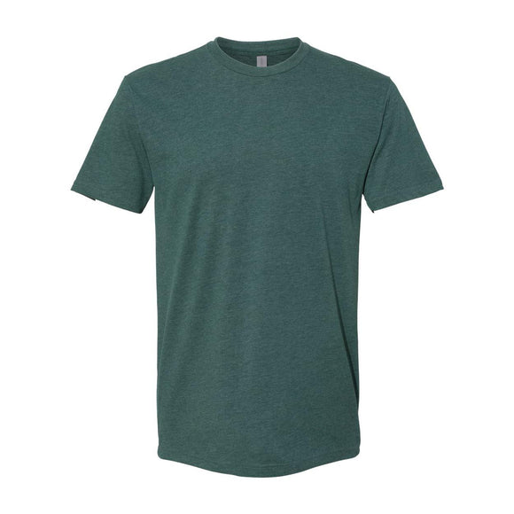 6410 Next Level Unisex Sueded T-Shirt Heather Forest Green