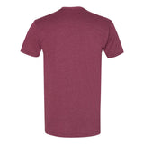 6410 Next Level Unisex Sueded T-Shirt Heather Maroon