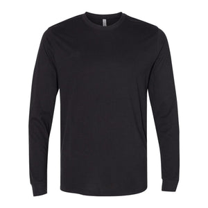 6411 Next Level Unisex Sueded Long Sleeve T-Shirt Black