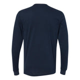 6411 Next Level Unisex Sueded Long Sleeve T-Shirt Midnight Navy