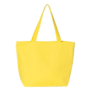 Q611 Q-Tees 25L Zippered Tote Yellow