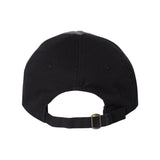 VC300A Valucap Adult Bio-Washed Classic Dad Hat Charcoal/ Black