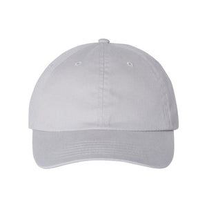 VC200 Valucap Brushed Twill Cap Light Grey