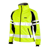 JS144 Kishigo Premium Black Series® Women's Soft Shell Jacket Lime