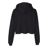 7502 BELLA + CANVAS Women's Crop Fleece Hoodie Black