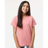 6101 LAT Youth Fine Jersey Tee Mauvelous