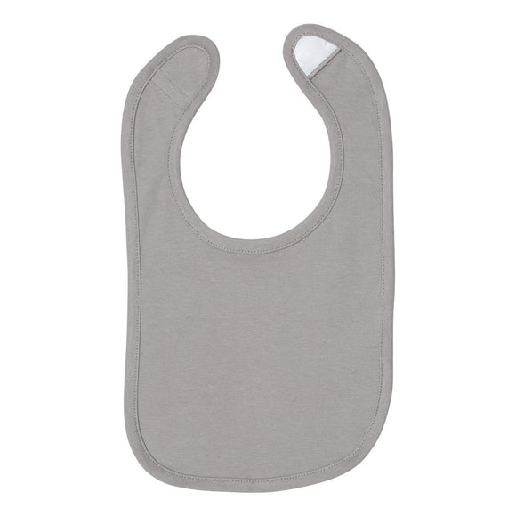 1005 Rabbit Skins Infant Premium Jersey Bib Titanium