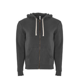 9602 Next Level Unisex Santa Cruz Full-Zip Hoodie Heavy Metal