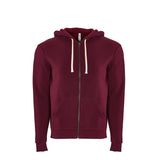 9602 Next Level Unisex Santa Cruz Full-Zip Hoodie Maroon