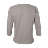 3577 LAT Women's 3/4 Sleeve Premium Jersey Tee Titanium