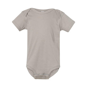 4400 Rabbit Skins Infant Baby Rib Bodysuit Titanium