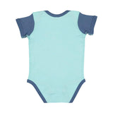 4400 Rabbit Skins Infant Baby Rib Bodysuit Chill/ Indigo